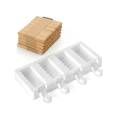 Imagen de Silikomart GEL04M Mini Tango Molde de Silicona 67 x 33 H 22 mm, Blanco