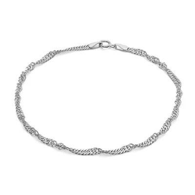 Imagen de Carissima Gold Pulsera con oro blanco de 9 K (375/1000), sin gema mujer