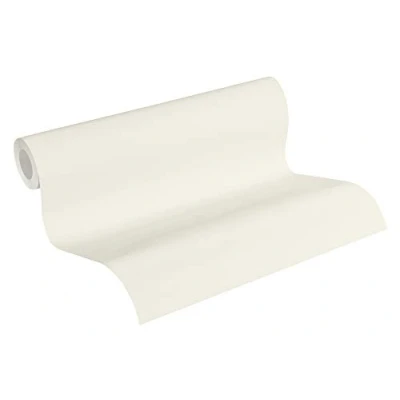 Imagen de A.S. Création Papel pintado Liso Blooming tejido no 10.05 m x 0.53 Blanco Fabricado en Alemania 372684 37268 4