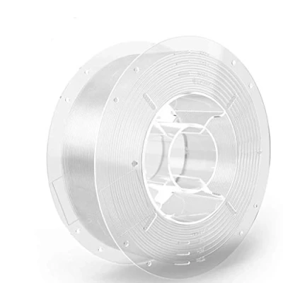 Imagen de SainSmart Filamento PRO 3 para impresora 3D sin enredos, 1,75 mm, tereftalato de polietilenglicol transparente, bobina 1 kg, precisión dimensional aprox. 0,02 mm