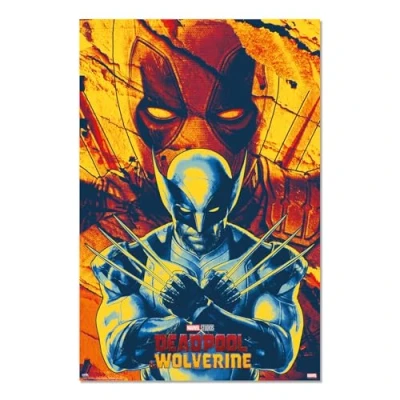 Imagen de Grupo Erik Poster DeadPool Y Lobezno 3 Laminas decorativas 61x91,5cm a todo color Posters para pared ideal decoración habitación