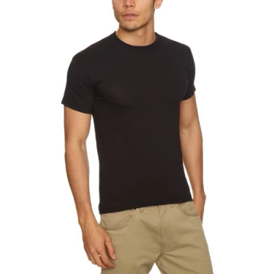 Imagen de Fruit of the Loom Original T 5 Pack Camiseta, Hombre, Negro 036, 56/58