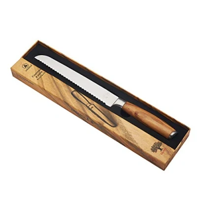 Imagen de LAGUIOLE Cuchillo para Pan Mango de Madera Olivo