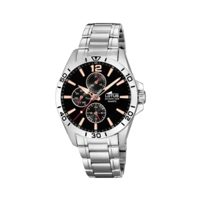Imagen de LOTUS Reloj Hombre 18812/6 Multifuncion Caja de Acero Inoxidable 316l Plateado Correa