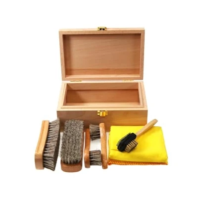 Imagen de Kit de cuidado zapatos madera haya alta calidad (sin pulir)