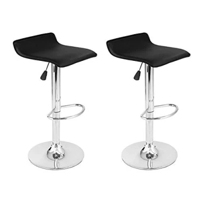 Imagen de Happy Garden Eddy Juego de 2 taburetes Bar, Color Negro