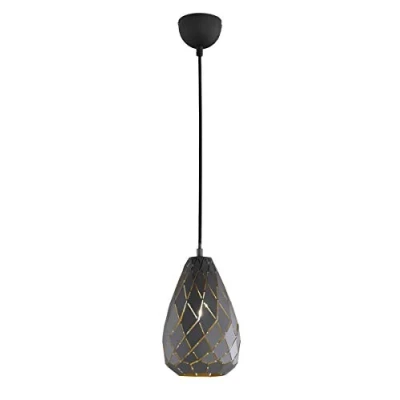 Imagen de Trio Lighting Colgante decorativo moderno Onyx, bombilla no incluida, apto para bombillas LED retrofit, Material Metal, Color Antracita