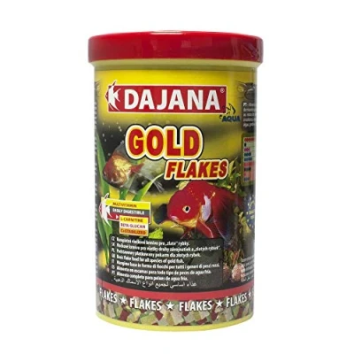 Imagen de Dajana Gold Flakes Alimento completo en copos, para peces de colores y rojos