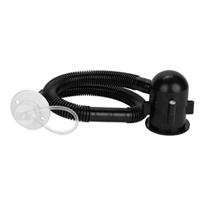 Imagen de Camco 37420 Grifo de drenaje flexible para caravana con sistema manguera, color blanco y negro, talla única