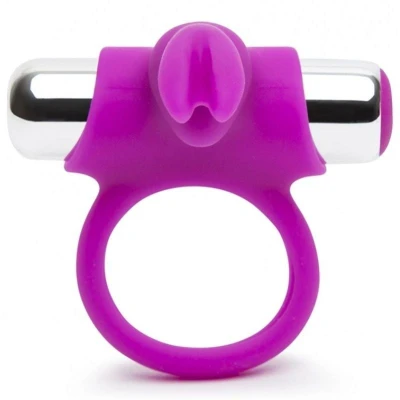 Imagen de Vibrador Anillo rabbit con control remoto color violeta de Happy Loky