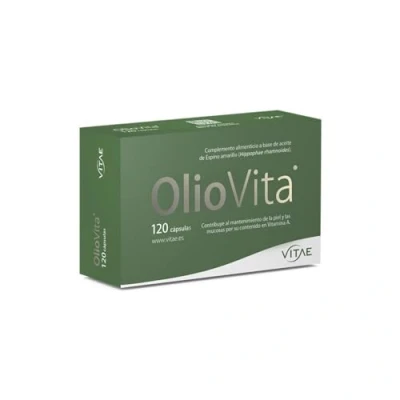 Imagen de Vitae Oliovita 120 cápsulas Espino amarillo (rico en omega7) Hidratación y Nutrición de la piel Sequedad Revolución
