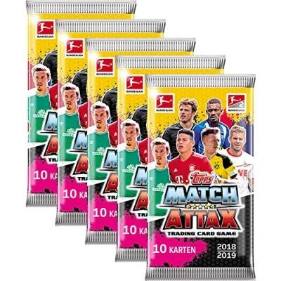 Imagen de Topps Match Attax Bundesliga 2018/19 5 Booster a 10 cartas = 50 unidades