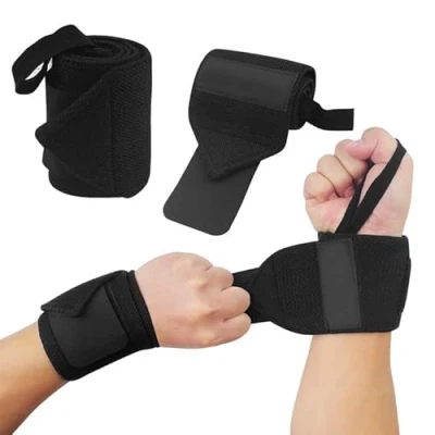 Imagen de MeoZynxadril muñequera para musculación, banda muñeca, mujer, hombre, correa la y protección gimnasia, Haltere Musculación