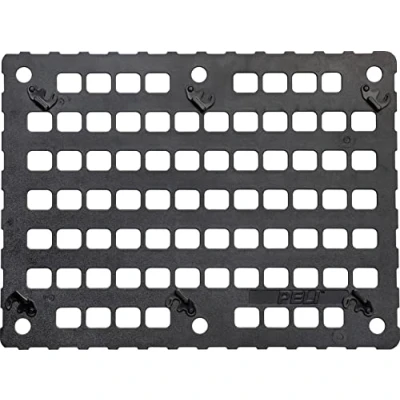 Imagen de Peli Panel MOLLE con tecnología EZ Click, Accesorio para la Maleta 1560, Organizador de Tapa Desmontable Multiusos acoplar Bolsillos Molle, Color: Negro