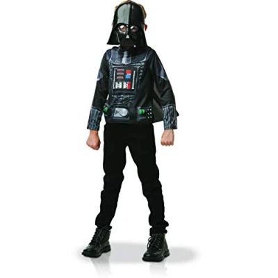 Imagen de Rubies Set Plastron Dark Vador Star Wars Disfraz Oficial Darth Talla única I 300109k Vader, Color negro (I 300109)