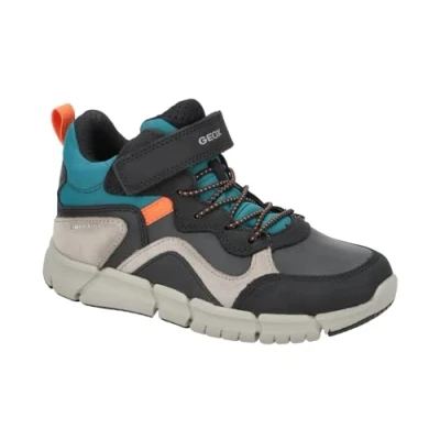 Imagen de Geox J Flexyper Boy B Abx, Botas para Niños, Multicolor (Black/Petrol), 32 EU