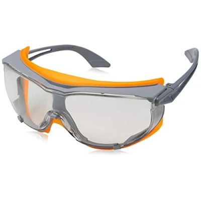 Imagen de Uvex 9175275 Sicherheitsbrille, Sky Guard, transparent, Grau/Orange