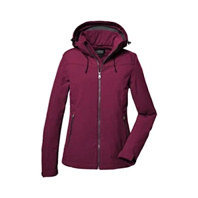 Imagen de killtec Dama Chaqueta softshell para mujer con cálido forro polar interior Damen Softshelljacke, dunkelrose, 41113 000