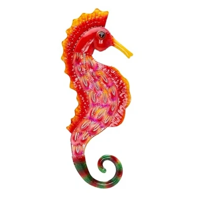Imagen de Christmas Concepts® 53cm Metal Seahorse Wall Art Decoración de jardín Interior/Exterior