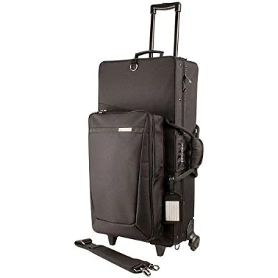 Imagen de Protec PB304SOPWL Funda para saxofón alto y soprano (con ruedas), color negro