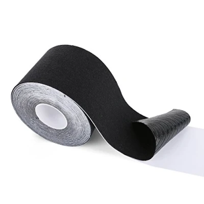 Imagen de FITOP Rollo de Cinta Kinesiología Algodón 5 m x cm (Negro)