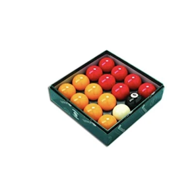 Imagen de ARAMITH Liga Premier ROJO AMARILLO 2&quot; Bolas de billar with 1 7/8&quot; Blanco