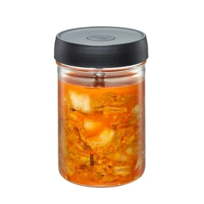 Imagen de Gefu Vaso de fermentación Nativo, 1 l Frascos térmicos para Comida, Vidrio borosilicato, Multicolor, único