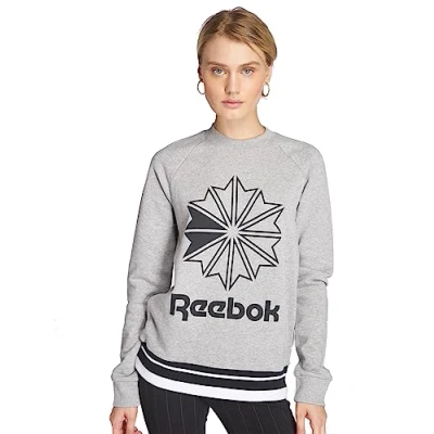 Imagen de Reebok AC Ft Crew Sudadera, Mujer, brgrin, 2XS