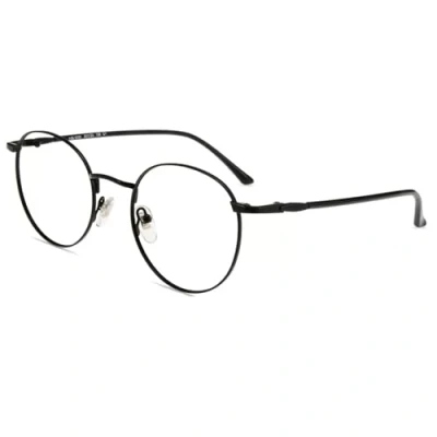 Imagen de Firmoo Gafas de Lectura +1.00 Anti Luz Azul y 100% Protección UV Redondas Retro Mujer Hombre (Negro)