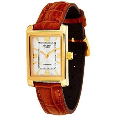 Imagen de Casio Cadena de Reloj Bolsillo para mujer, LTP 1234PGL 7A