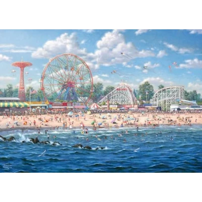 Imagen de Schmidt Spiele Thomas Kinkade 57365 Coney Island Puzzle de 1000 Piezas, Multicolor (CSG57365)