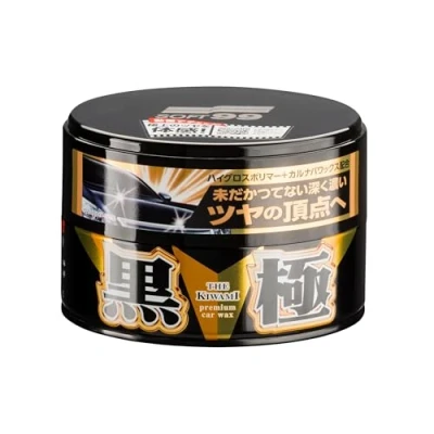 Imagen de SOFT99 Kiwami Extreme Gloss Pasta de carnauba color oscuro, 200 g, para pulido, protección pintura