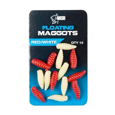 Imagen de Maggot Floating Nash Rojo Blanco
