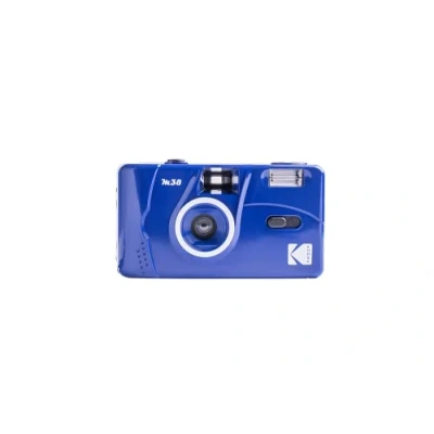 Imagen de KODAK DA00238 M38 35mm Cámara Recargable (Lente, Flash Integrado, batería AA), Color Azul