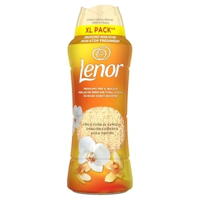 Imagen de Lenor UNstoppables Perlas de Perfume para la Ropa, 41 Lavados (495g), Suavizante con Fragancia Orquidia Dorada, Potenciador Frescor