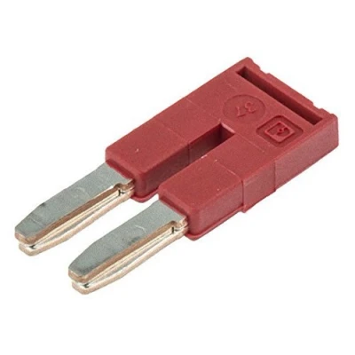 Imagen de Phoenix Safe Contact 033631 FBS 2 5 3030161 Puente de conexión (5 Unidades), Color Rojo
