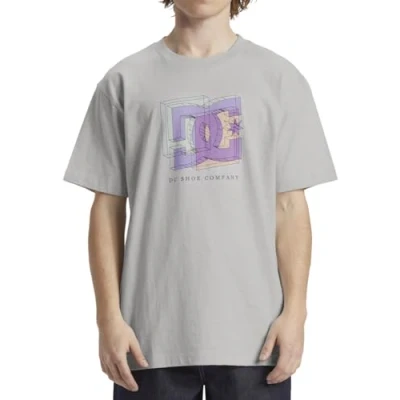 Imagen de DC Shoes FINE ART Camiseta estampada, Hombre, Talla: Small, Scvw snow heather