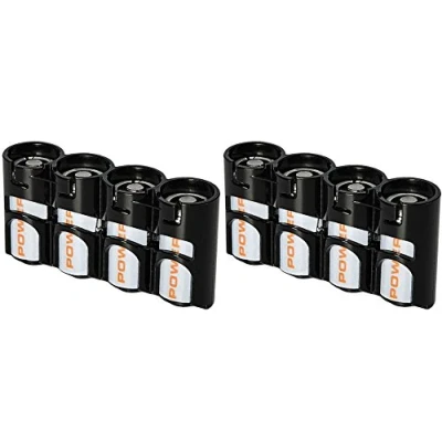 Imagen de Powerpax CR123 Soporte para batería (2 unidades), color negro