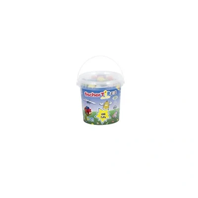 Imagen de fischerTiP 508773 TiP100 kit de manualidades para niños, juguete creativo a partir 3 años, 120 piezas, multicolor