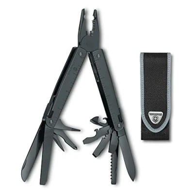 Imagen de Victorinox, Swiss Tool, Multiherramienta de Bolsillo Suiza, Multifunción, 27 Funciones, Hoja grande, Bloqueable