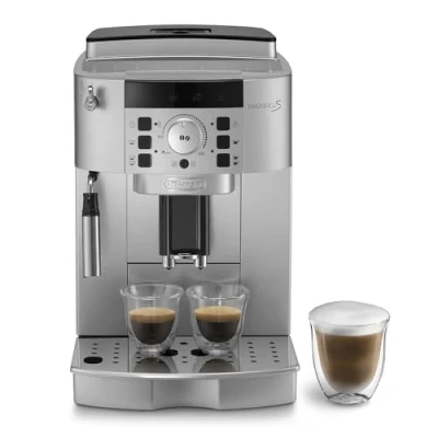 Imagen de De&#039;Longhi Perfetto Magnifica S Ecam 22.110.SB Cafetera superautomática, 15 bares de presión, 13 programas ajustables, limpieza automática, sistema cappuccino, 1.8L, color Plata