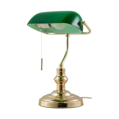 Imagen de Lámpara de mesa Lindby Milenka, latón, altura 39cm, metal