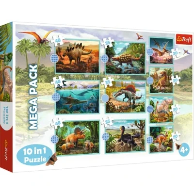 Imagen de Trefl 1, 10, 20 a 48 Piezas Dinosaurios, Diferentes Niveles de Dificultad, Entretenimiento, para Niños Partir 4 Años Puzzle, Color triff All Dinos, 0 (90390)