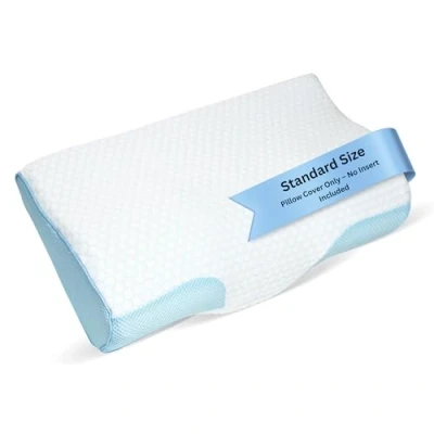Imagen de funda de almohada espuma viscoelástica Cooling Derila con control óptimo la temperatura para tu un sueño perfecto. Material calidad blanca que