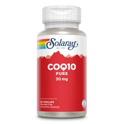 Imagen de Solaray Pure CoQ 10 30mg Coenzyma Q10 30 VegCaps
