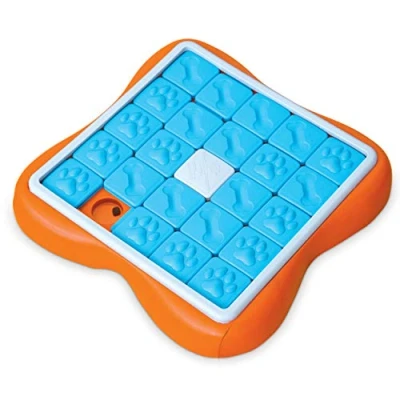 Imagen de Outward Hound Nina Ottosson Challenge Slider Rompecabezas para Perros con módulos deslizantes Juguete estimulador dispensador de premios