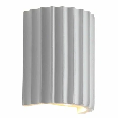 Imagen de TRIVIDHA Lámpara De Pared Resina Nórdica, Aplique Con Diseño Rayas, Iluminación Hacia Arriba Y Abajo, Luz Montaje En Para Pasillo, Baño, Sala Est