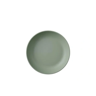 Imagen de Mepal Plato hondo Silueta Apto para lavavajillas y microondas Platos de plástico llanos Vajilla 21 cm Nordic sage