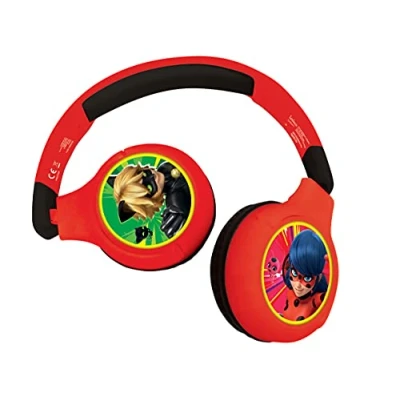 Imagen de Cascos Inalámbricos Bluetooth Confort Para Niños Ladybug Lexibook