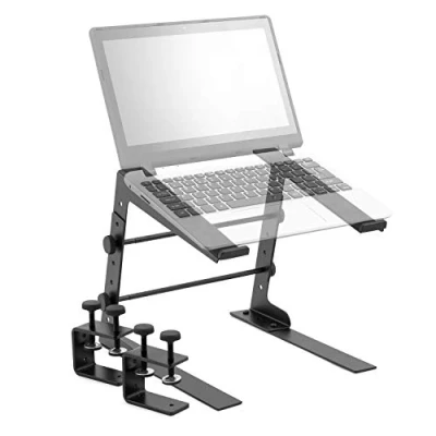 Imagen de Tiger LEC14 BK Soporte para portátil de dj, Negro